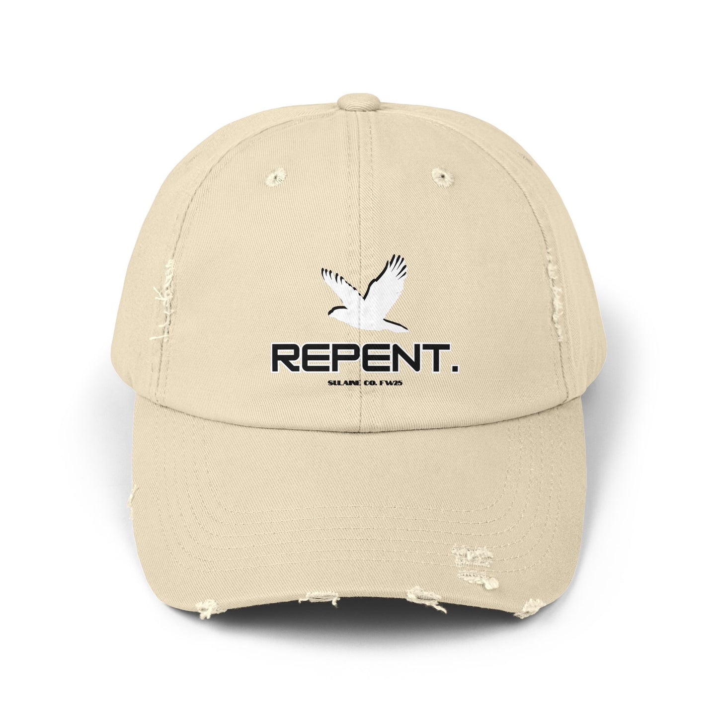 REPENT. distressed cap - Bird