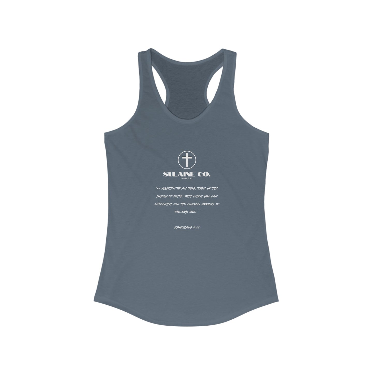 Ephesians 6:16 Racerback Tank