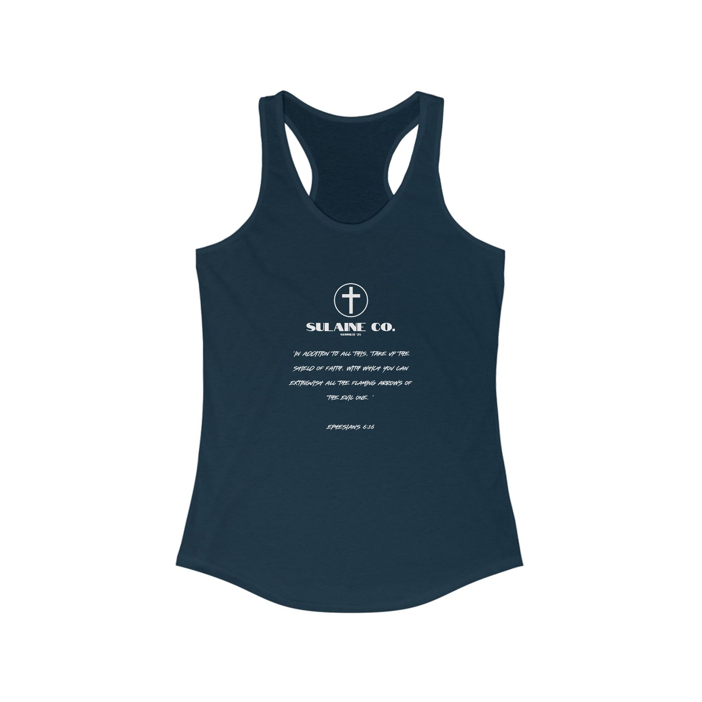 Ephesians 6:16 Racerback Tank