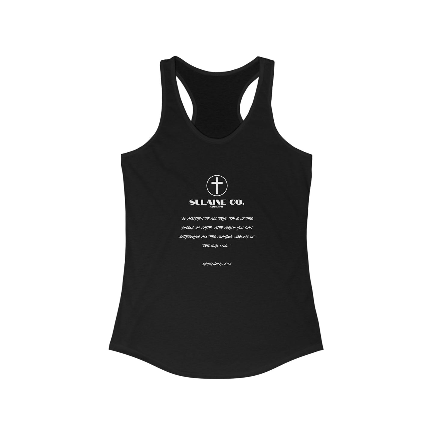Ephesians 6:16 Racerback Tank
