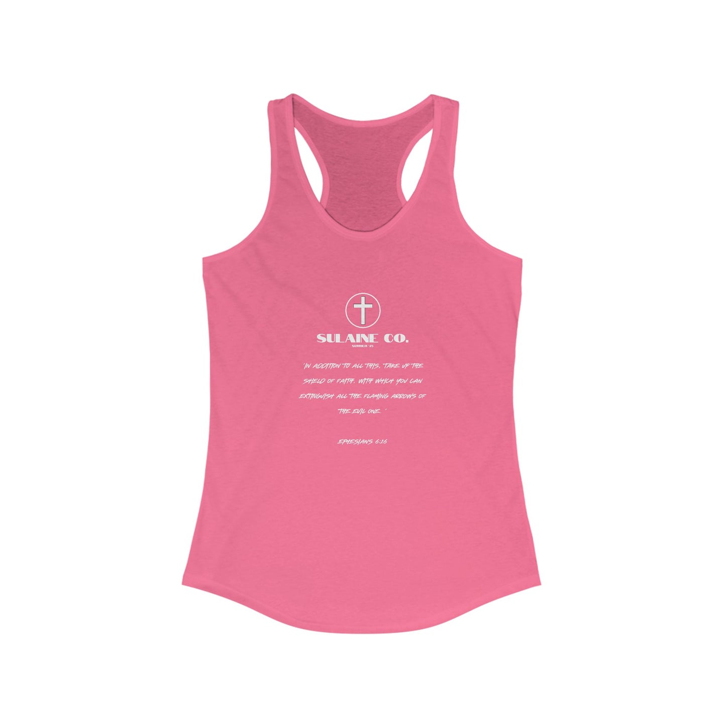 Ephesians 6:16 Racerback Tank
