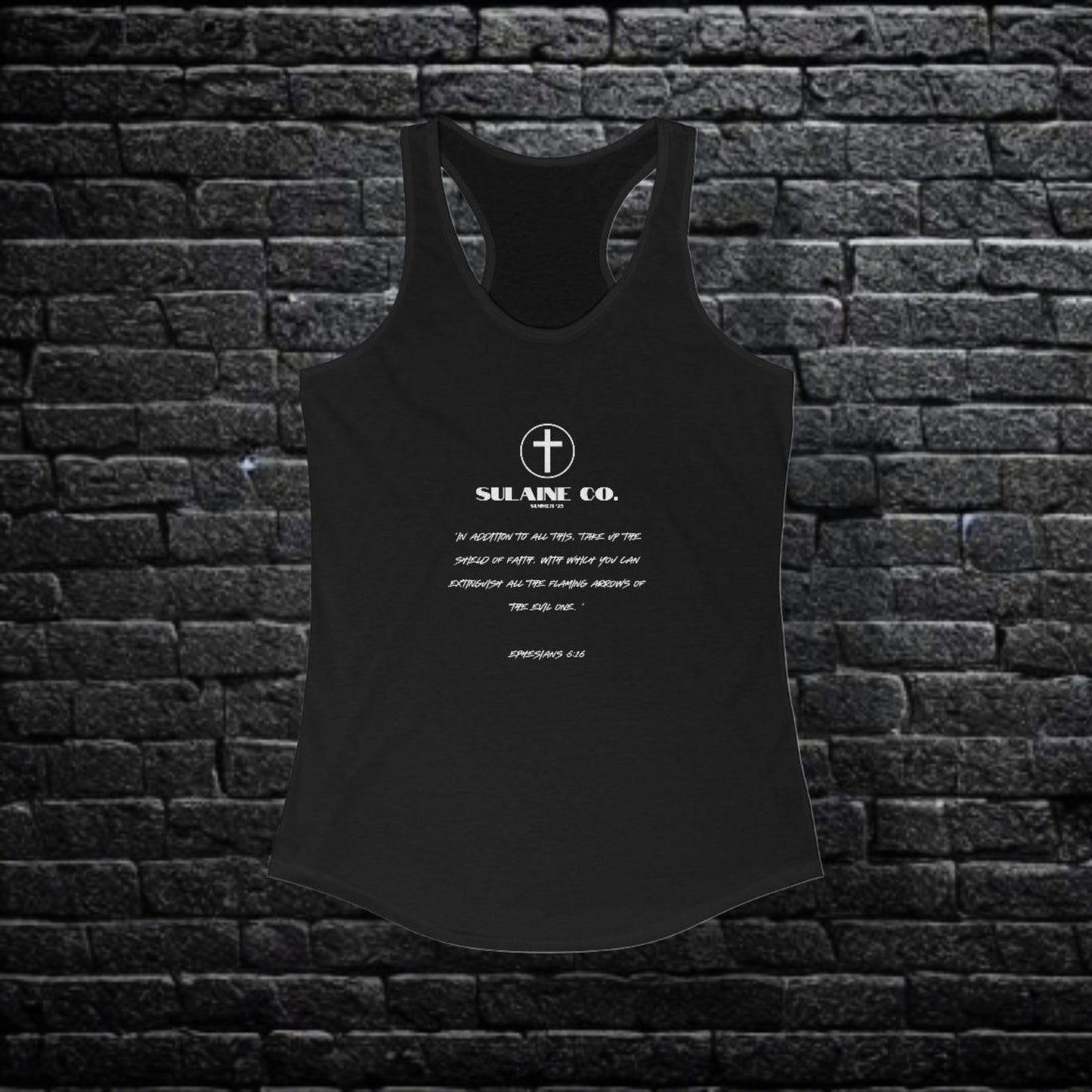 Ephesians 6:16 Racerback Tank