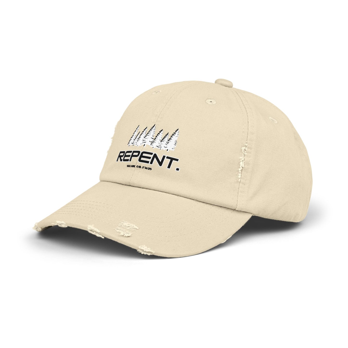 REPENT. distressed cap - Forest