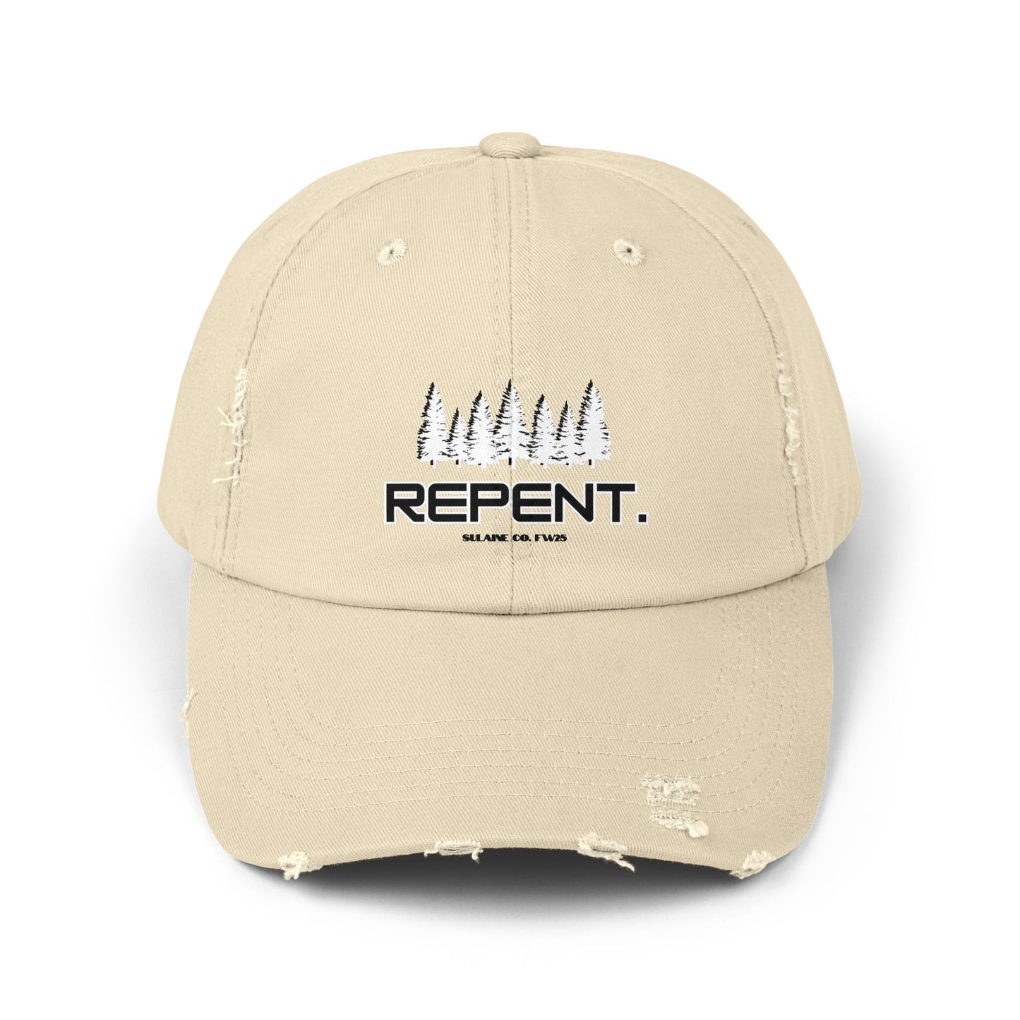 REPENT. distressed cap - Forest