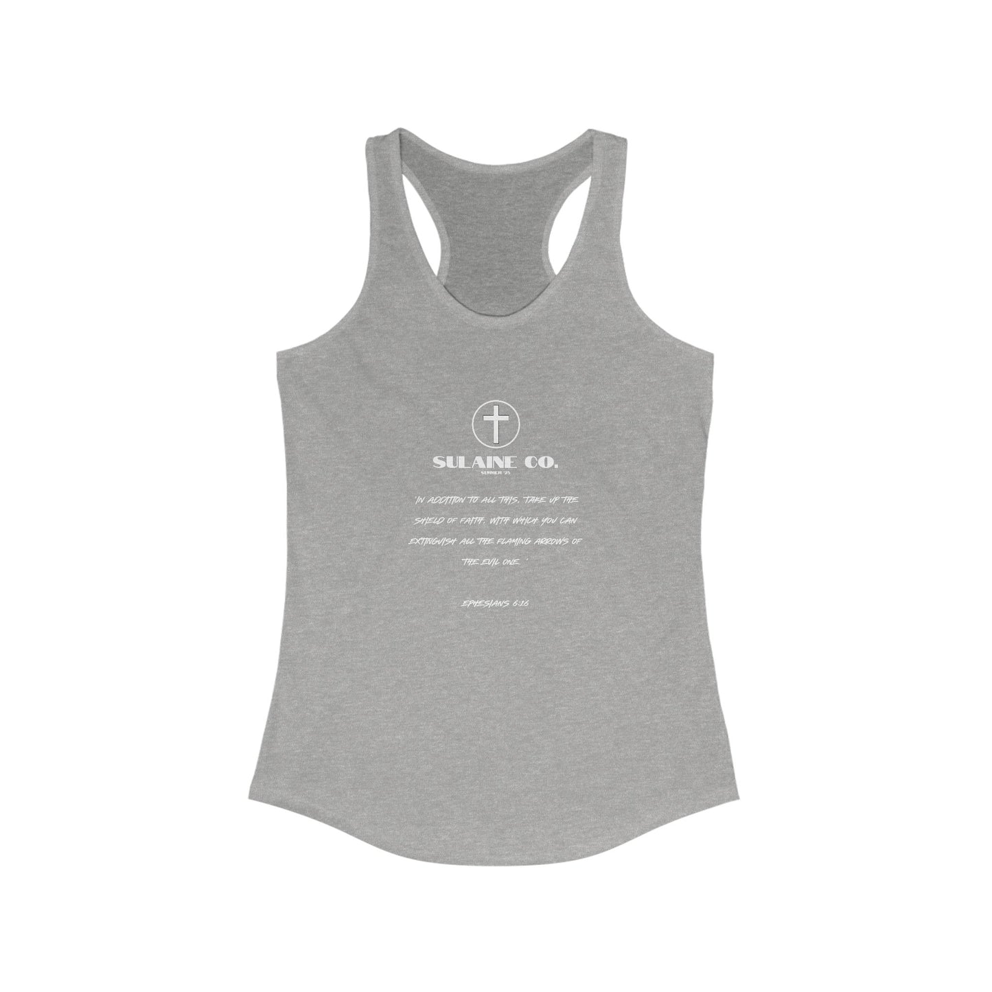Ephesians 6:16 Racerback Tank