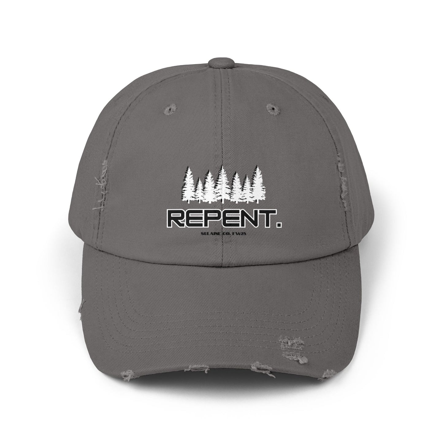 REPENT. distressed cap - Forest