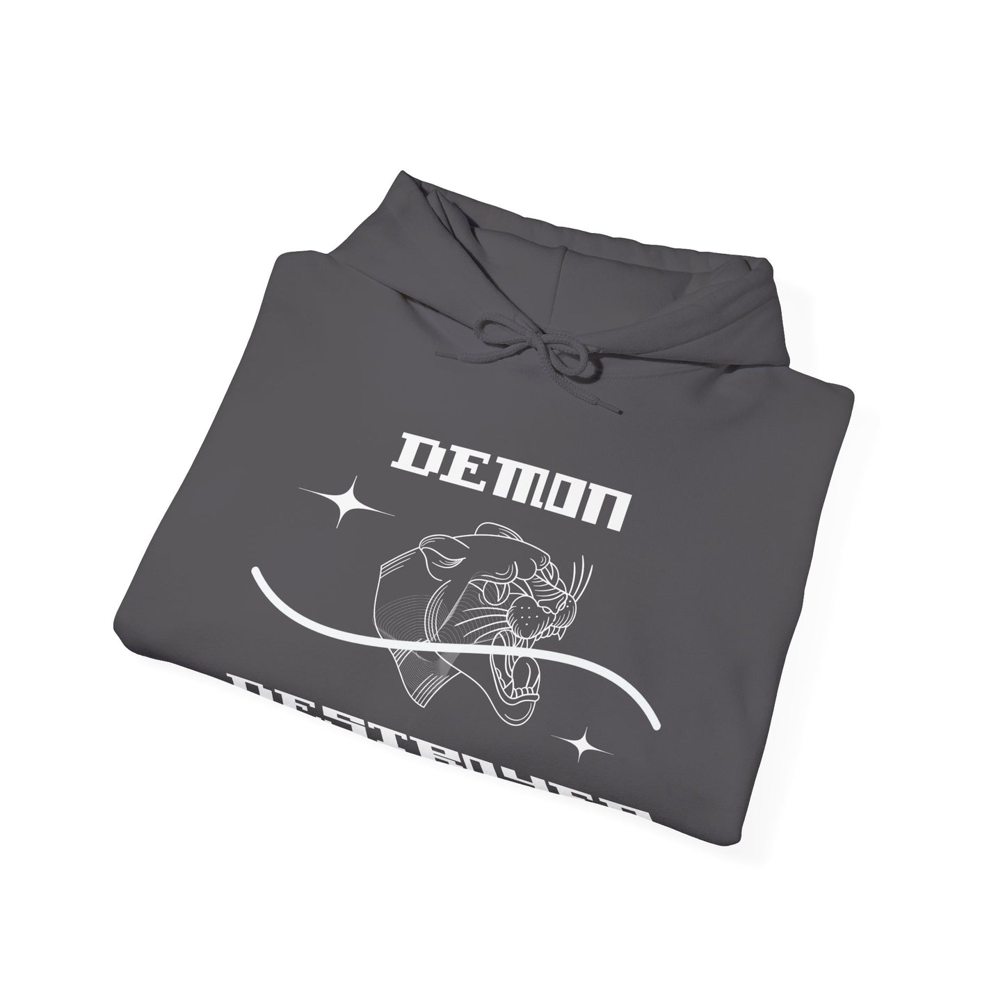 Grey & White “Demon Destroyer” hoodie