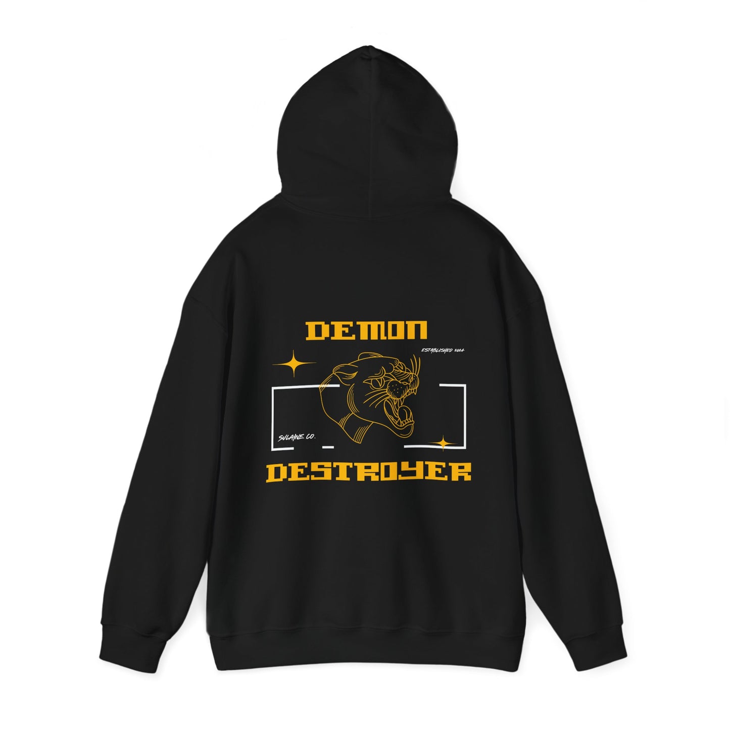 Yellow & White “Demon Destroyer” hoodie