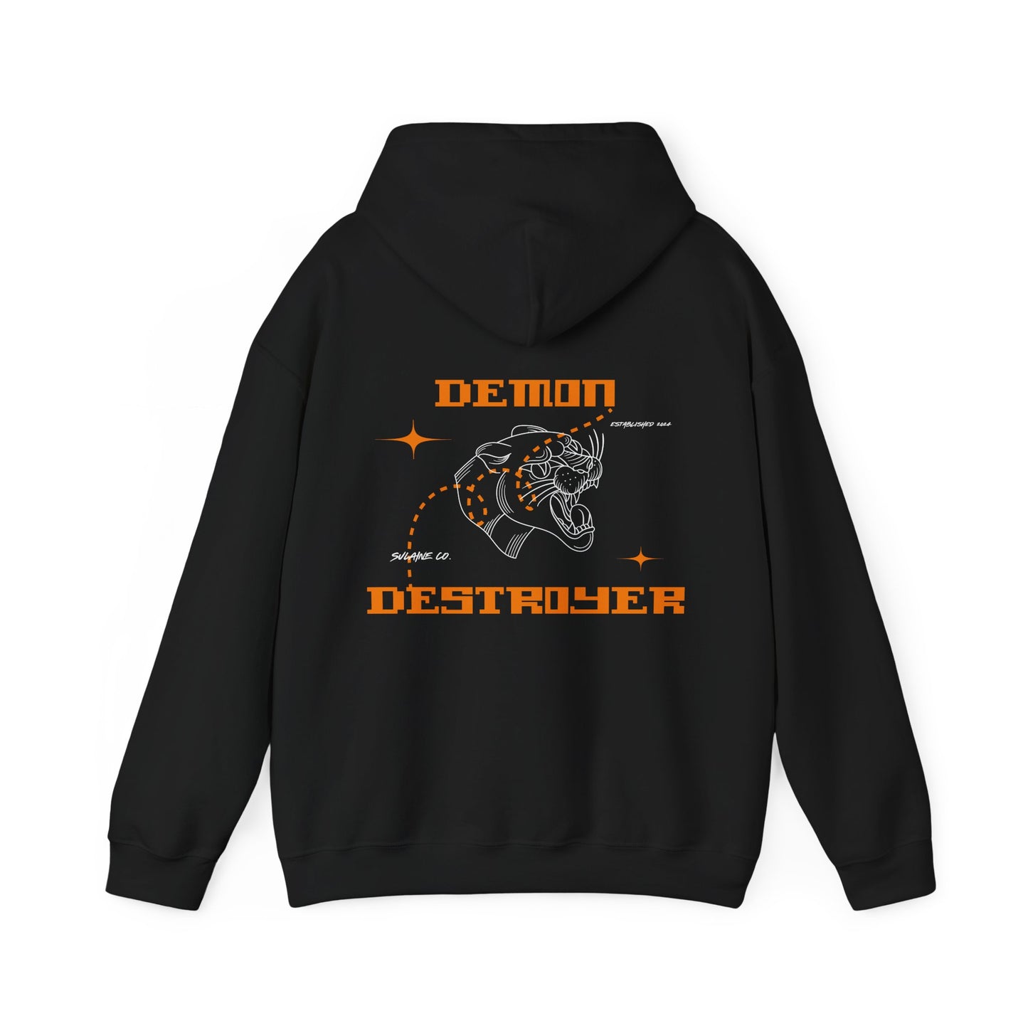 Orange & White “Demon Destroyer” hoodie