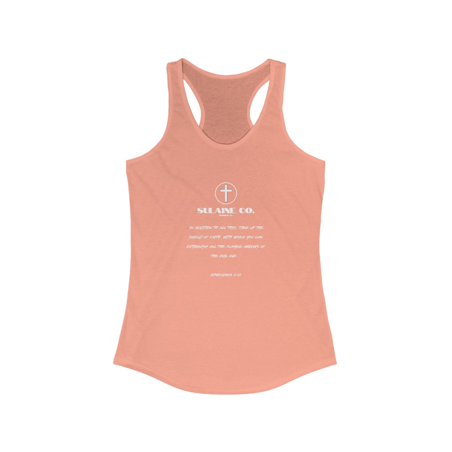 Ephesians 6:16 Racerback Tank