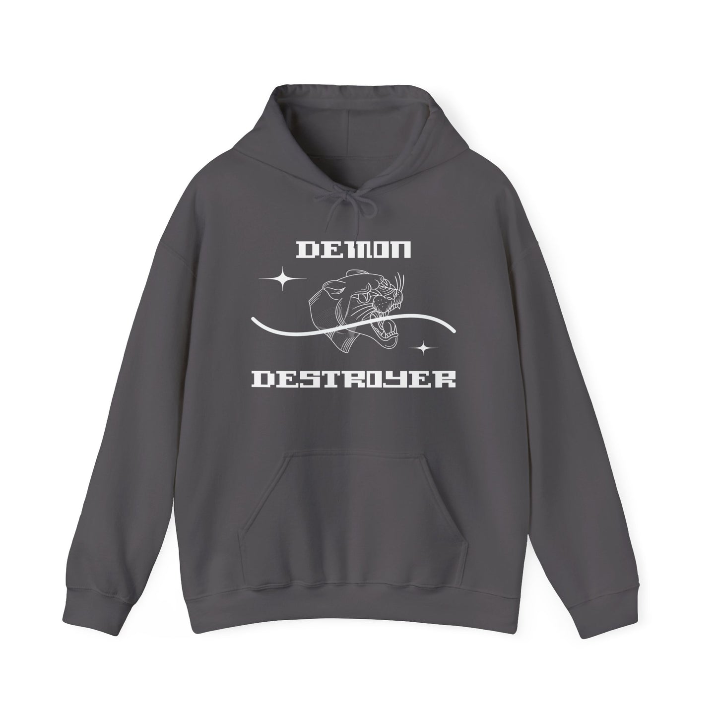 Grey & White “Demon Destroyer” hoodie