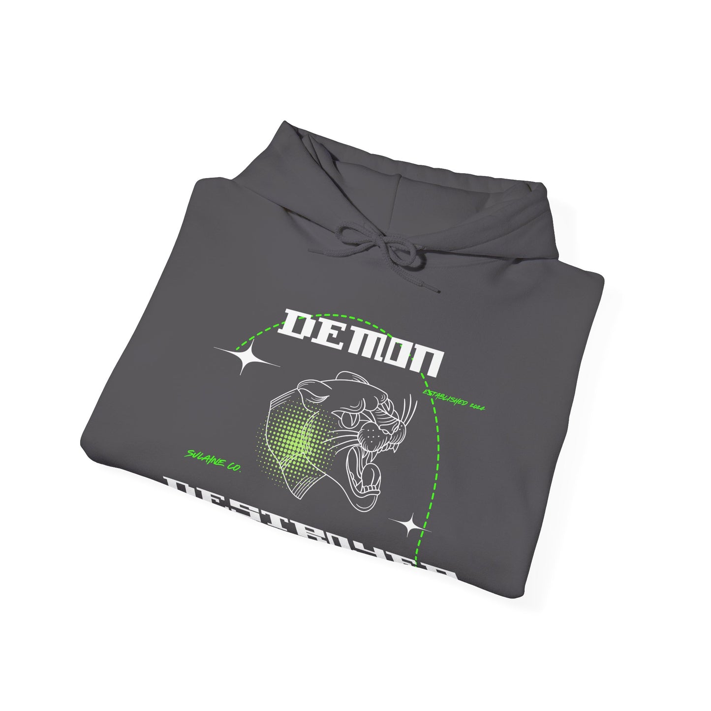 Green & White “Demon Destroyer” hoodie