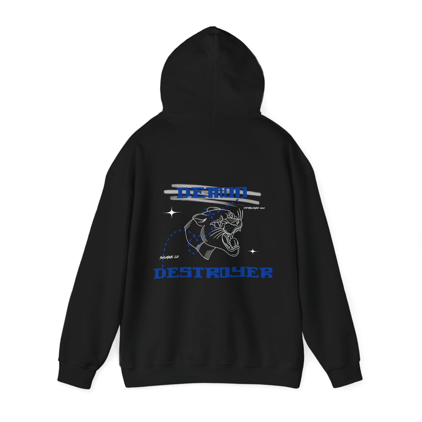 Blue & White “Demon Destroyer” hoodie