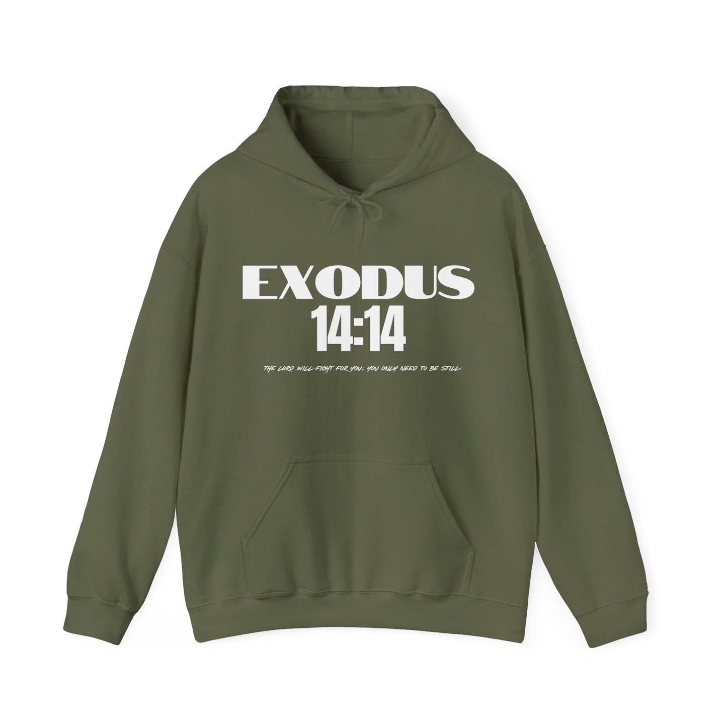 “Exodus 14:14” hoodie