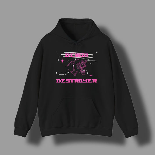 Pink & White “Demon Destroyer” hoodie