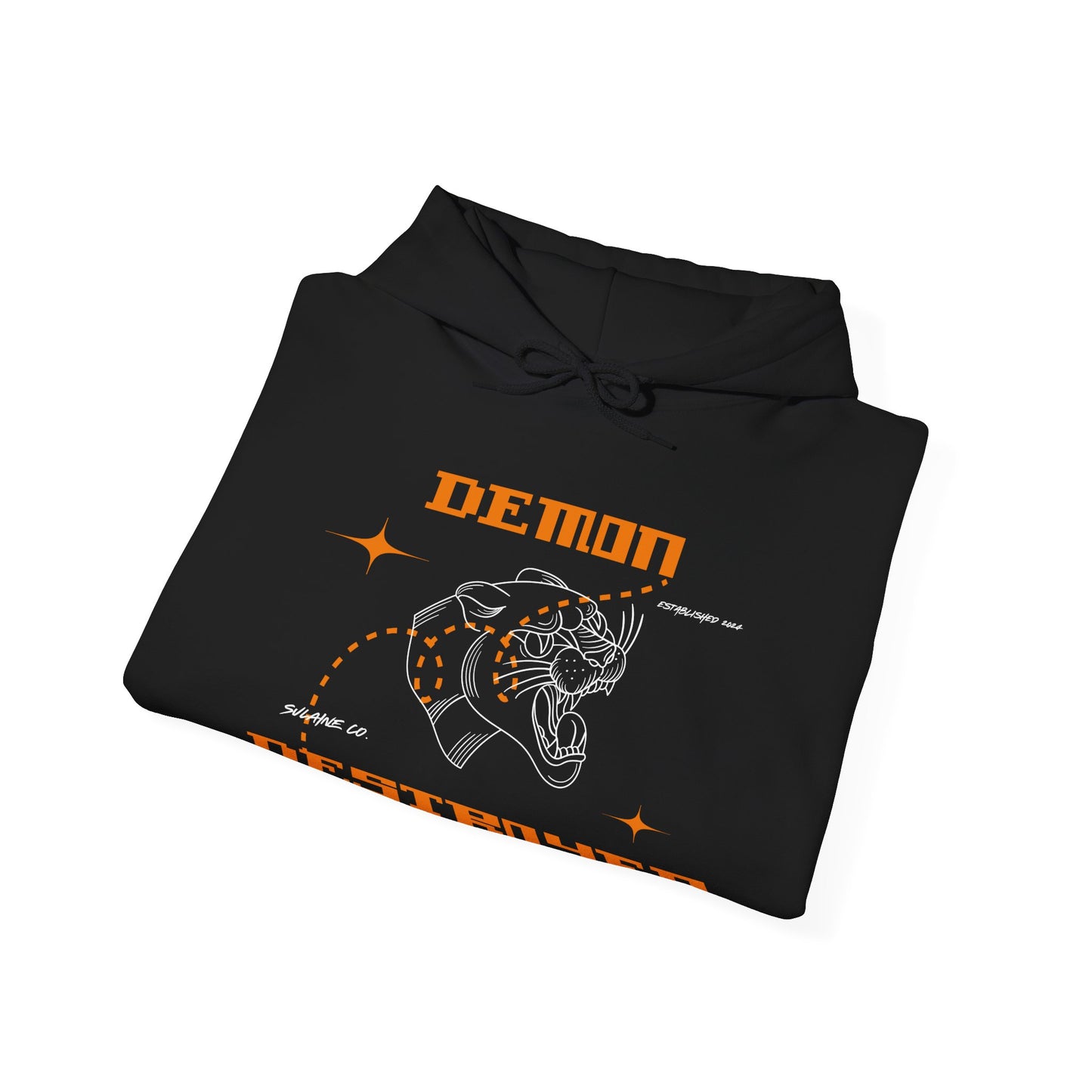 Orange & White “Demon Destroyer” hoodie