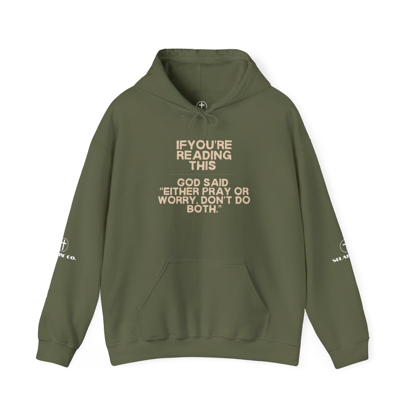 “God Said” hoodie “Pray or Worry”