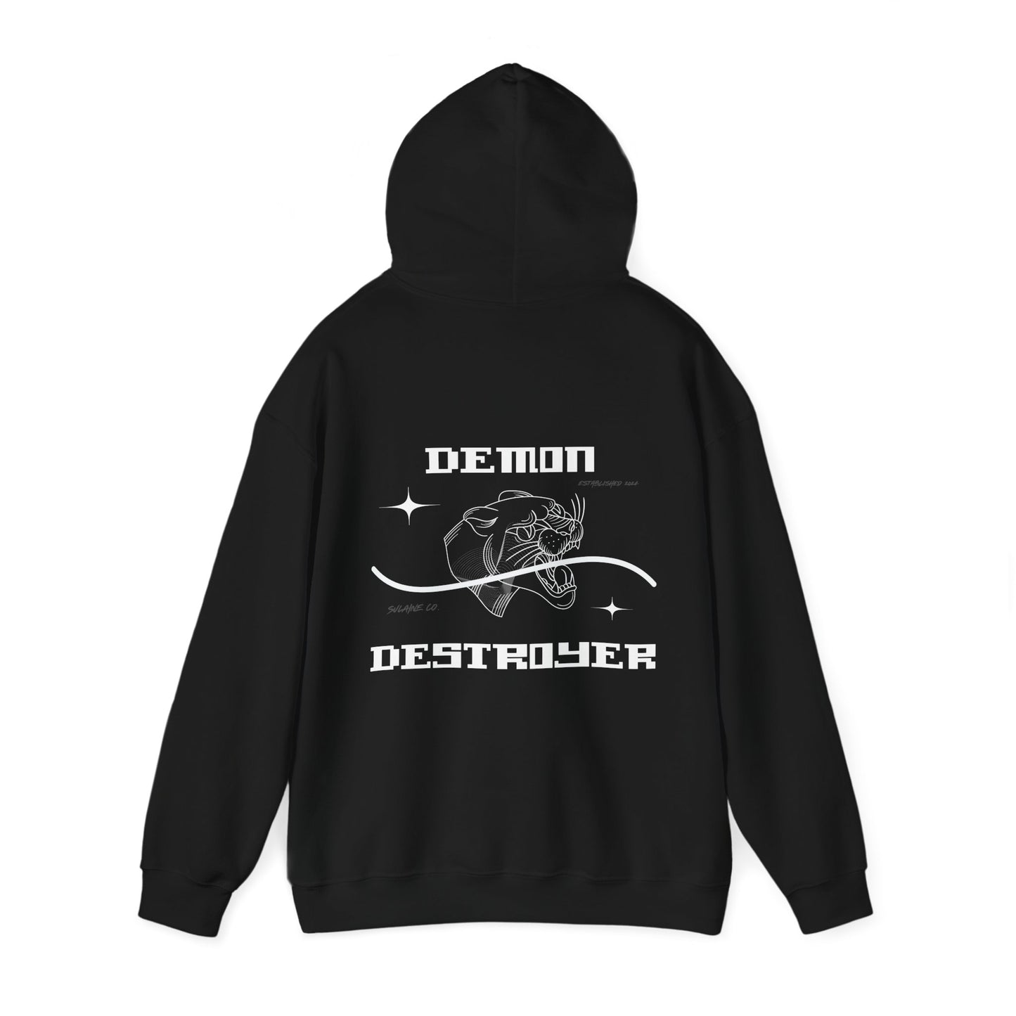 Grey & White “Demon Destroyer” hoodie