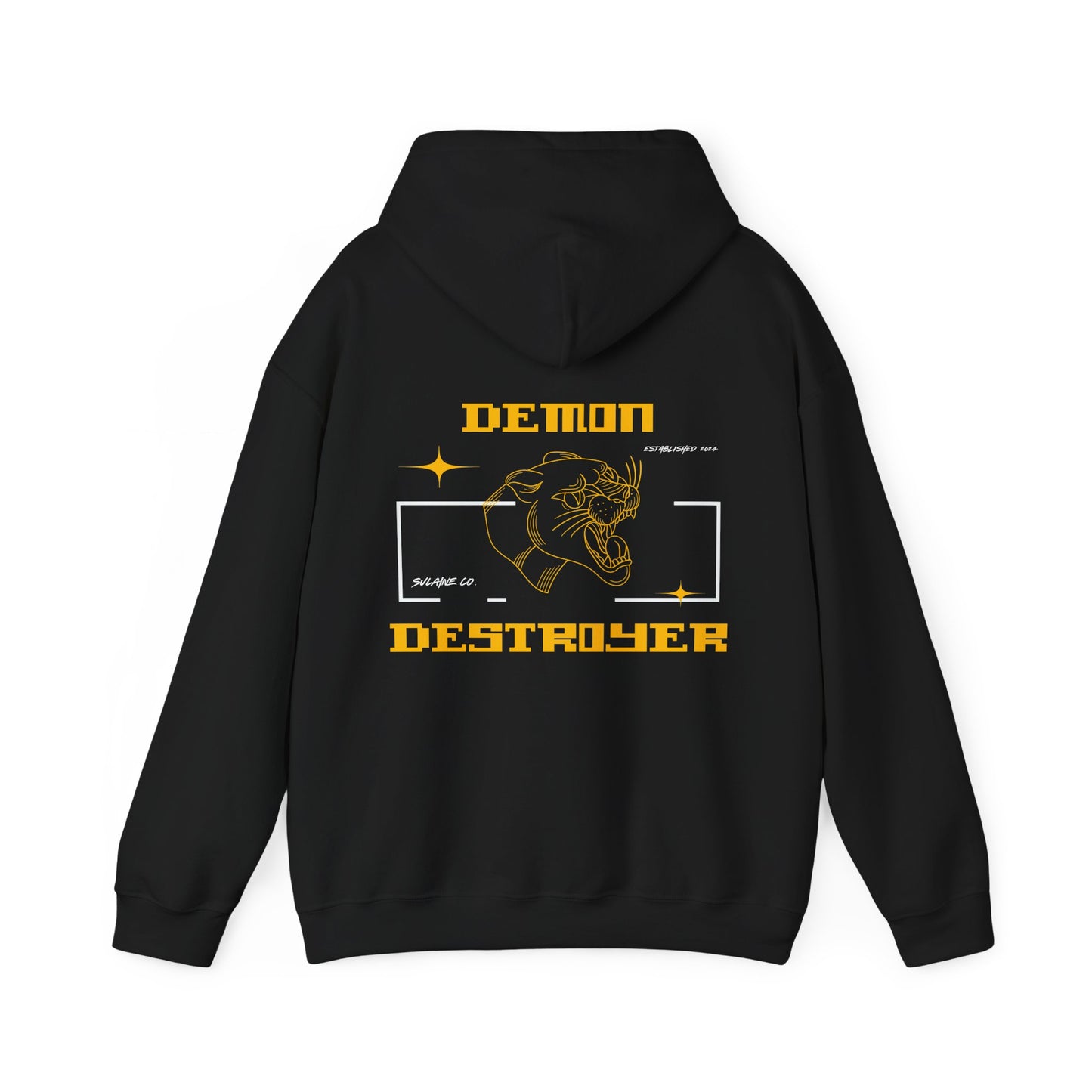 Yellow & White “Demon Destroyer” hoodie