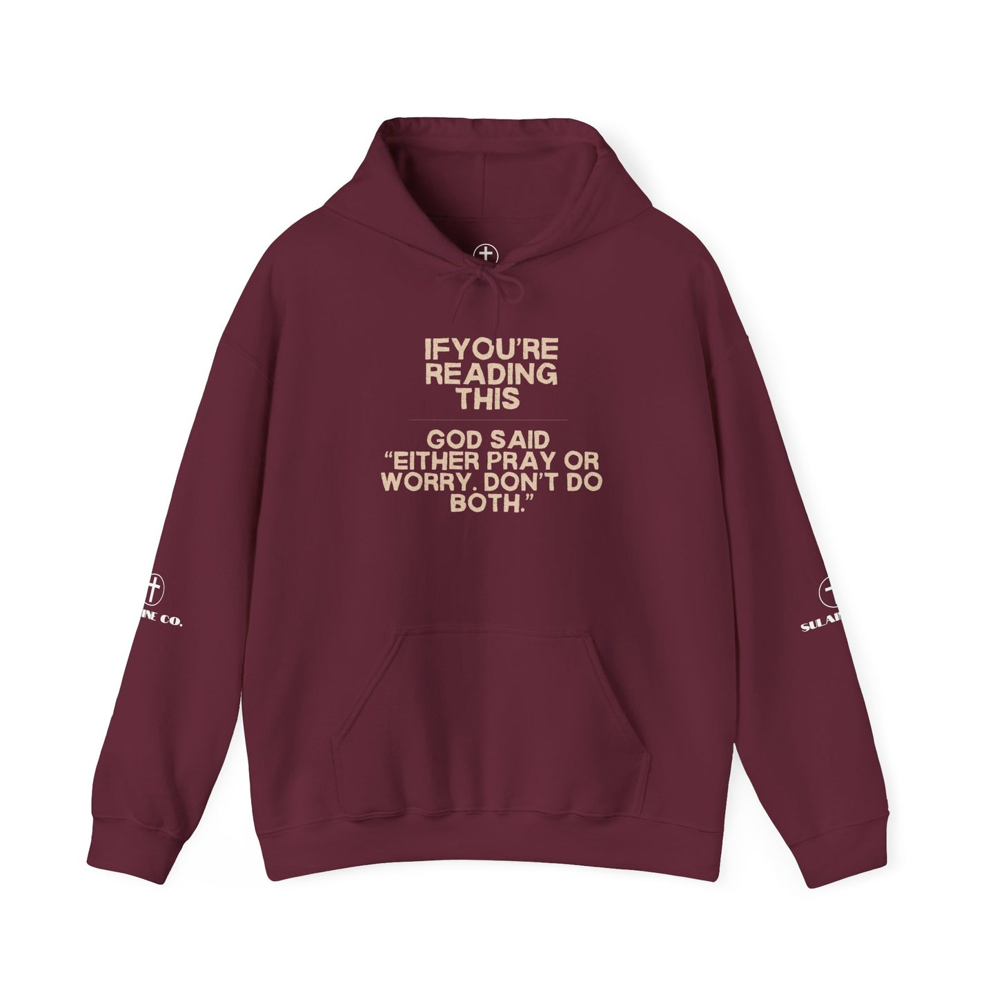 “God Said” hoodie “Pray or Worry”