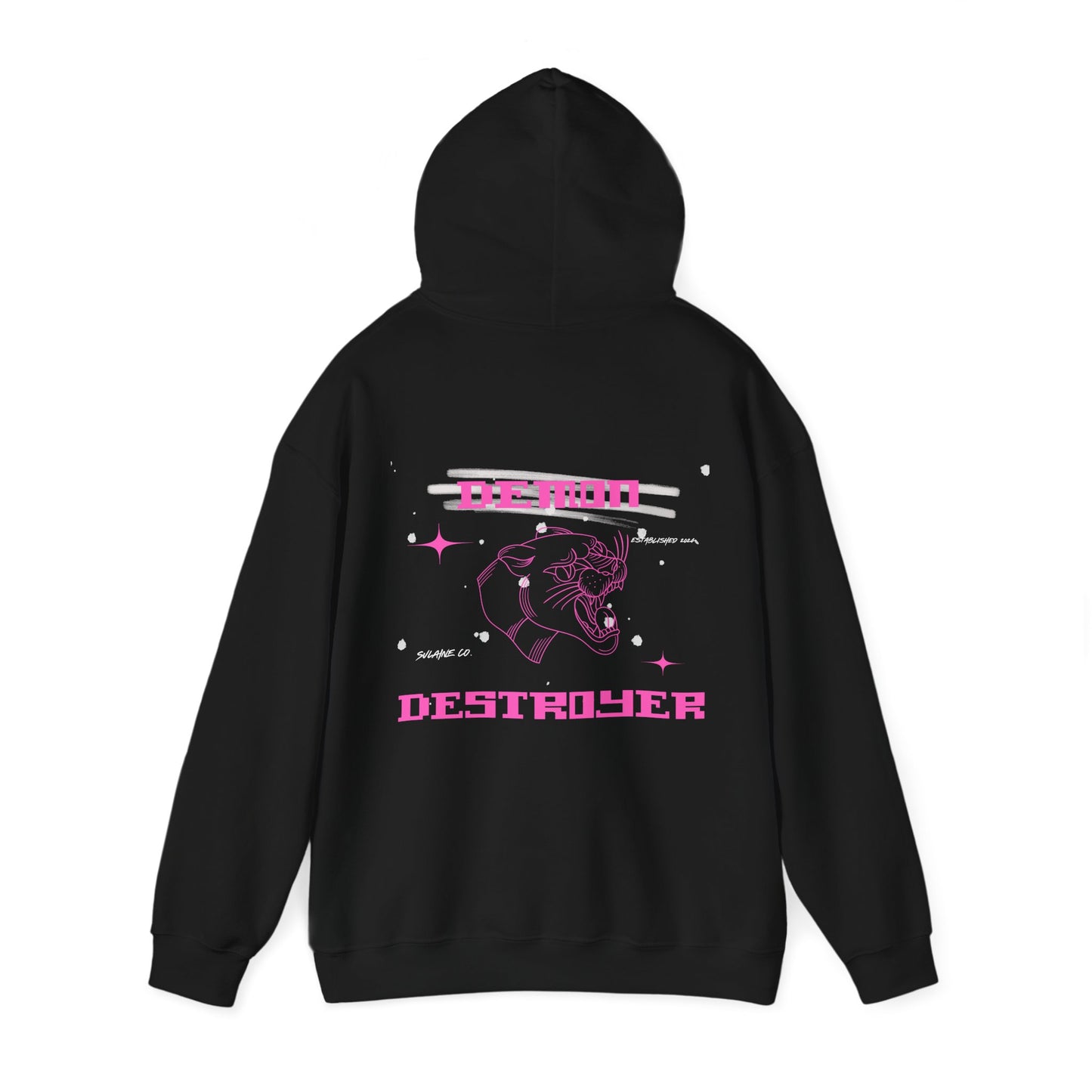 Pink & White “Demon Destroyer” hoodie