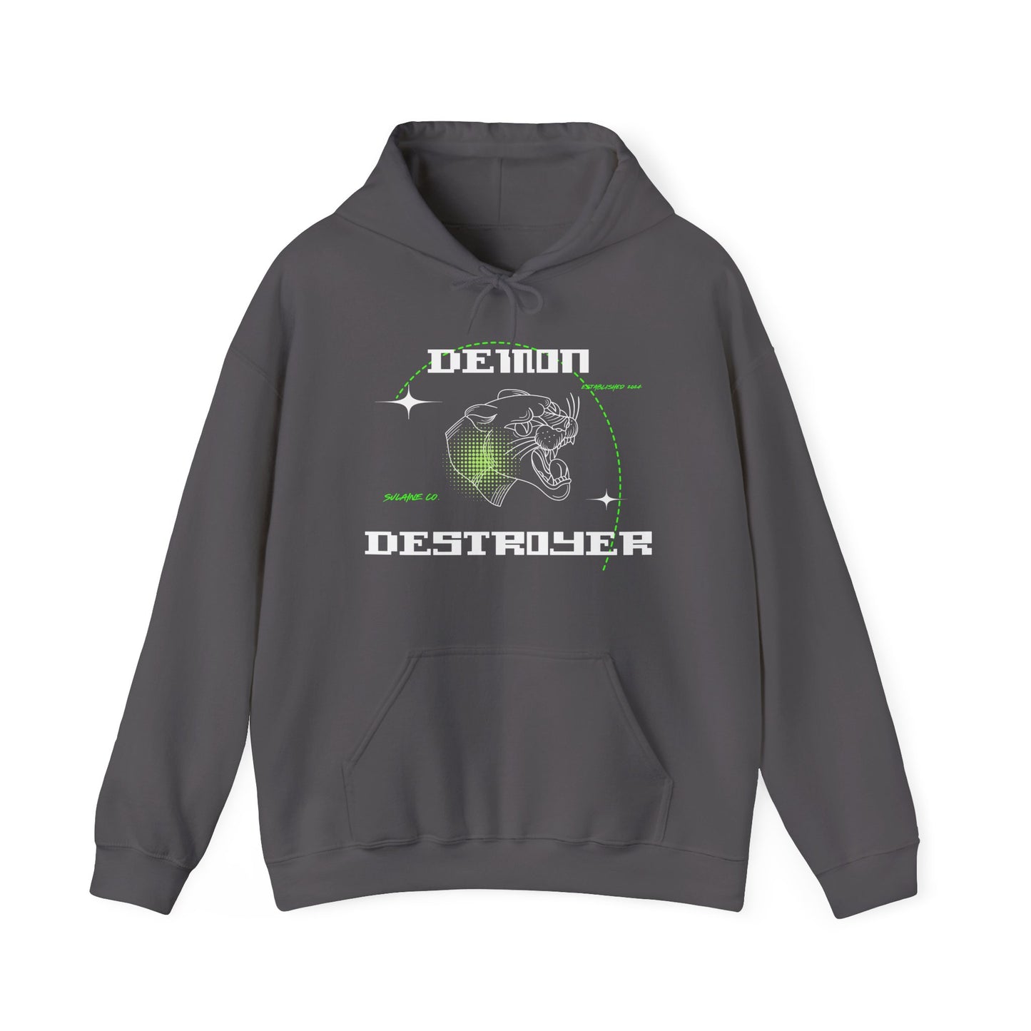 Green & White “Demon Destroyer” hoodie