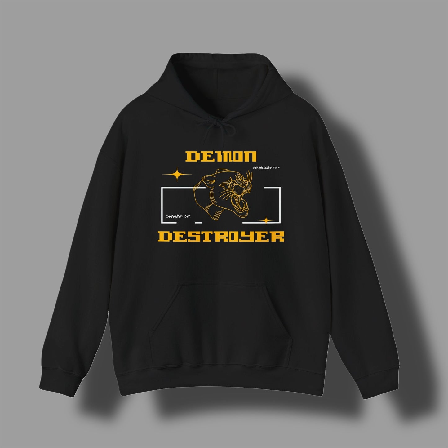 Yellow & White “Demon Destroyer” hoodie